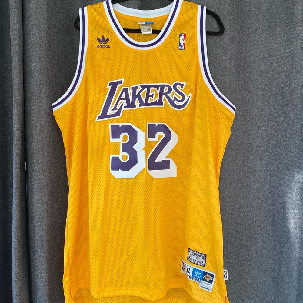 Magic Johnson Lakers Jersey